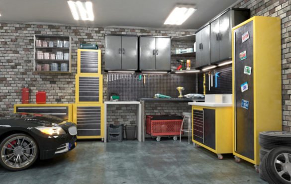 10 Ways To Use Kitchen Cabinets in the Garage